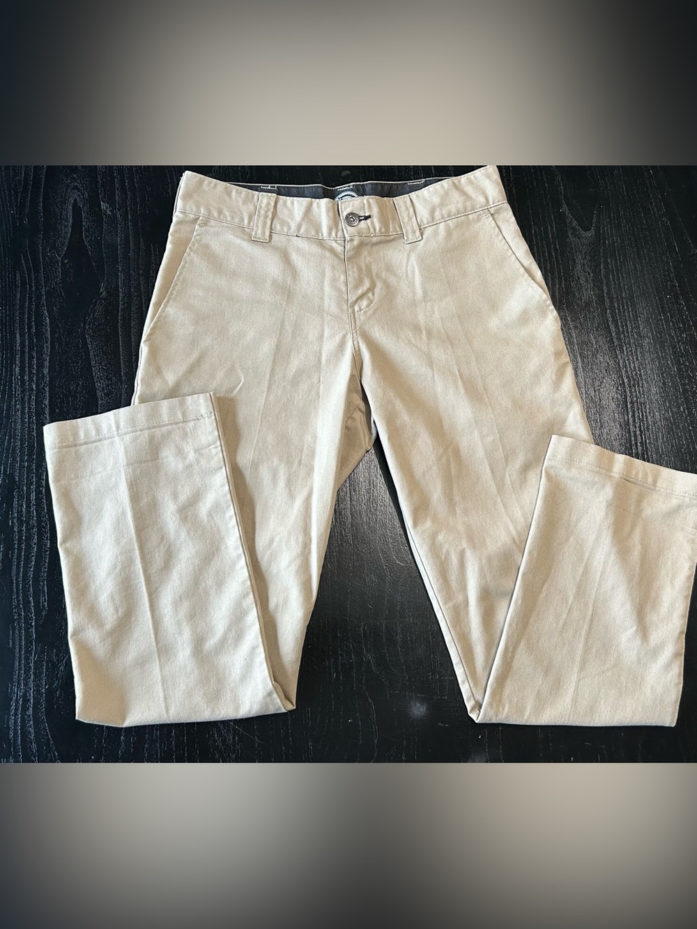 Dickies Straight-Leg Chino Jeans in Khaki